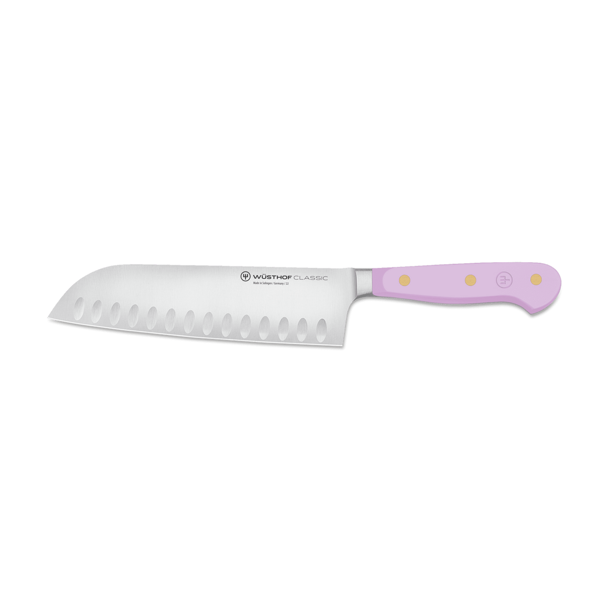 Santoku alveolado Wüsthof Classic Colour 17 cm