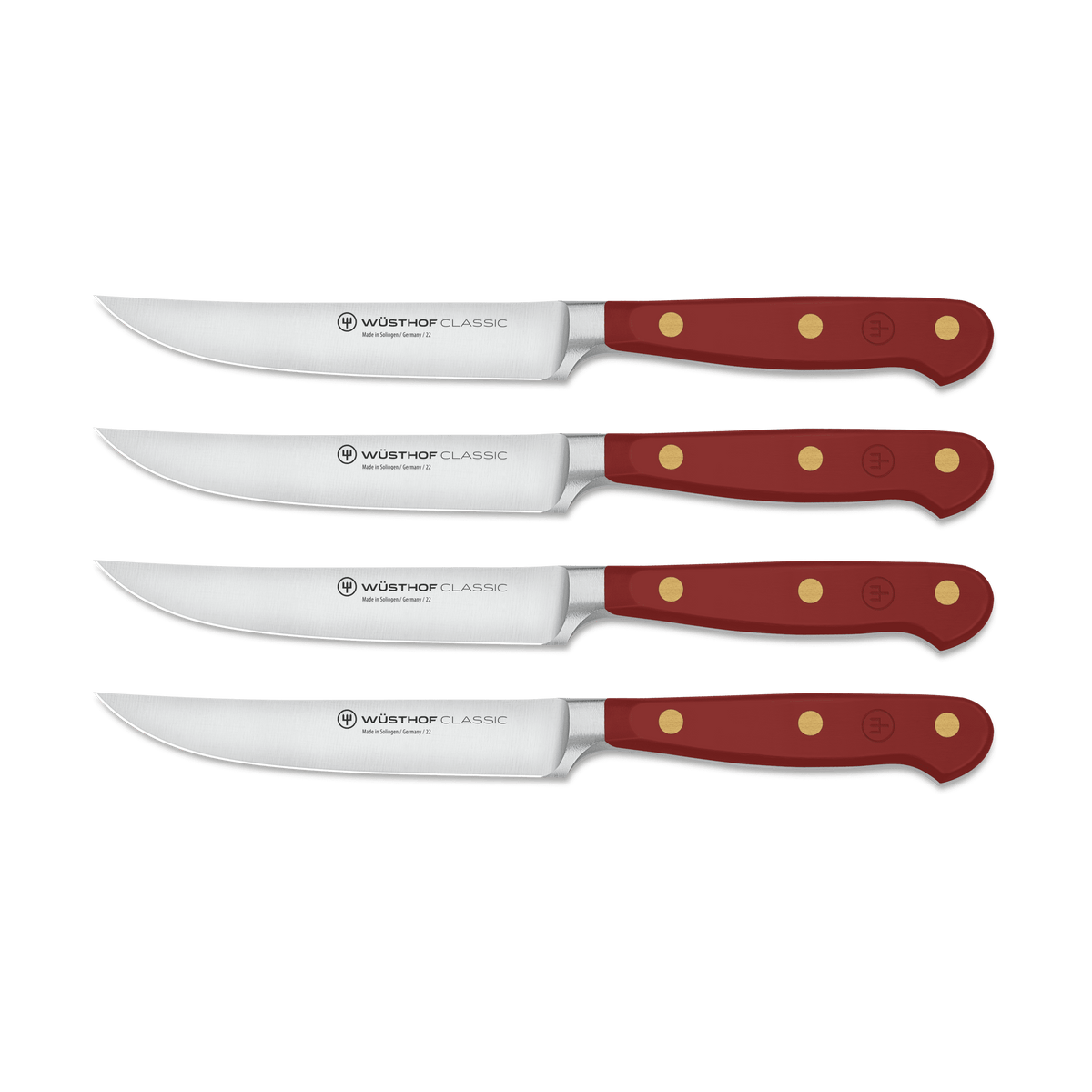 Set de 4 cuchillos chuleteros Wüsthof Classic Colour