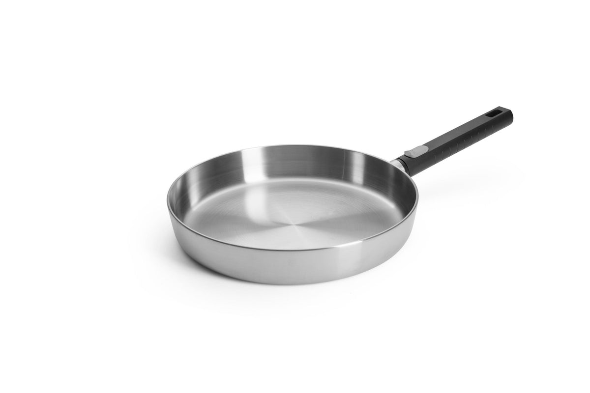Set de 3 sartenes Woll Logic Steel 20, 24 y 28 cm
