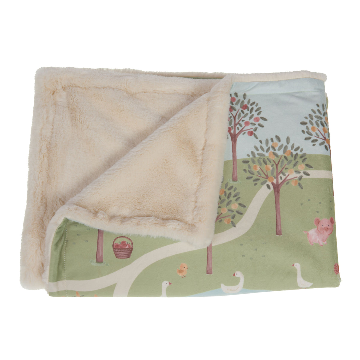 Manta Plaid Infantil Granja