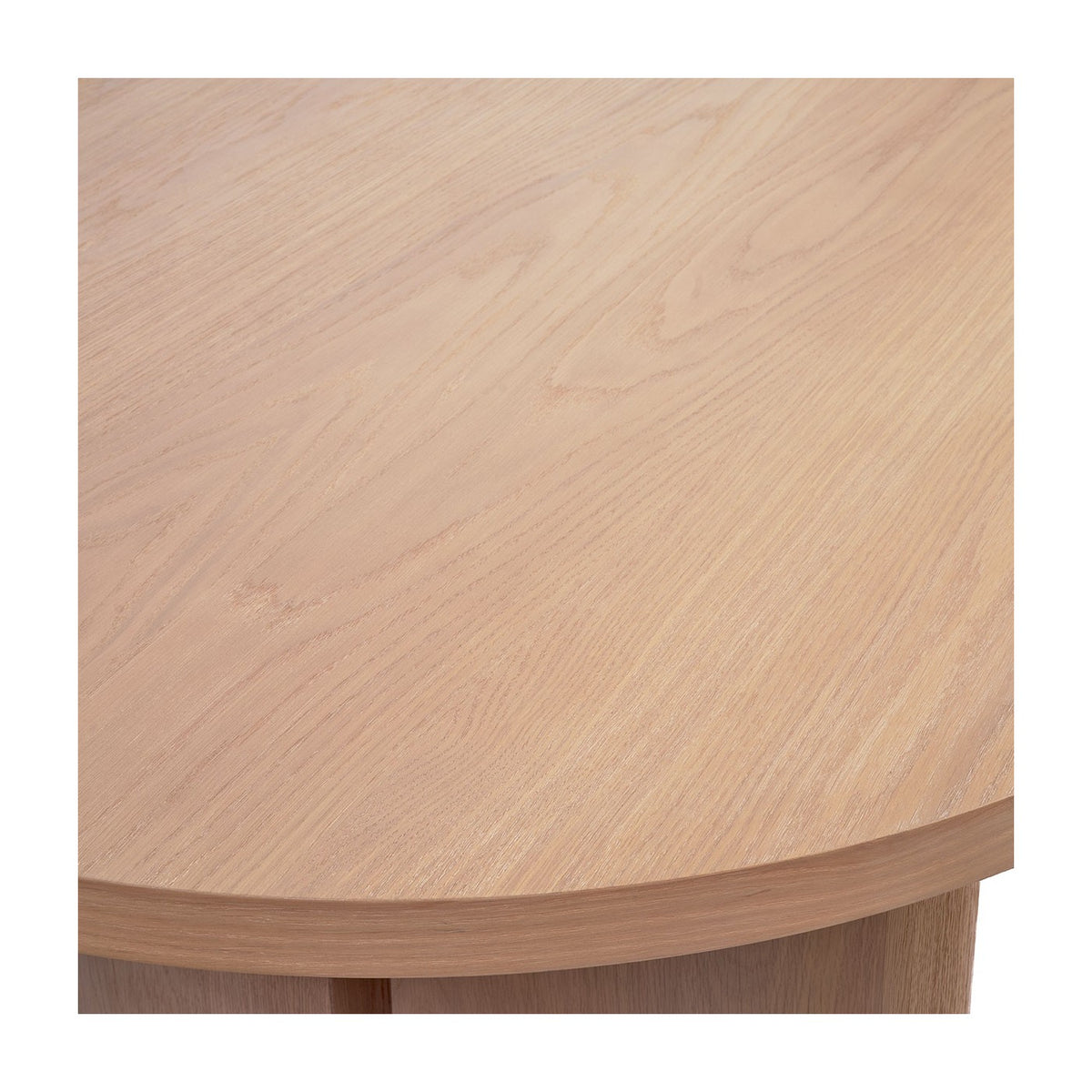 Mesa de comedor ovalada de roble claro 260 Mġarr