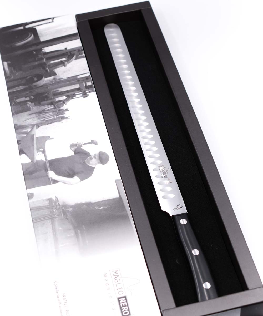 Cuchillo para salmón alveolado Maglionero Iside POM 30 cm