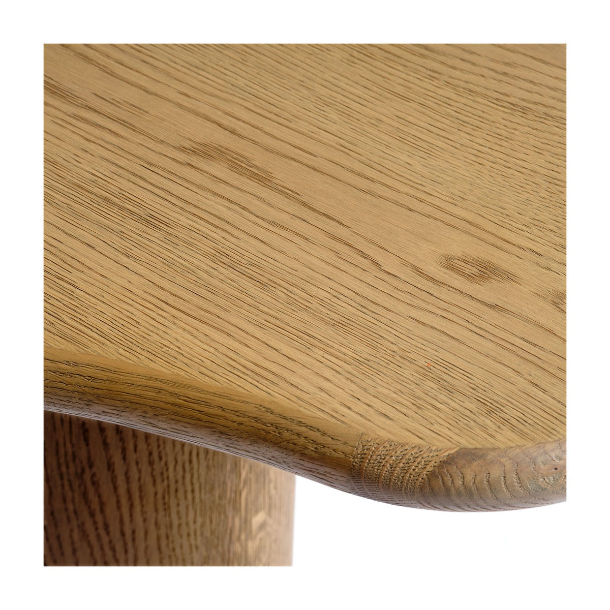Mesa auxiliar irregular de madera natural 90 Séguret