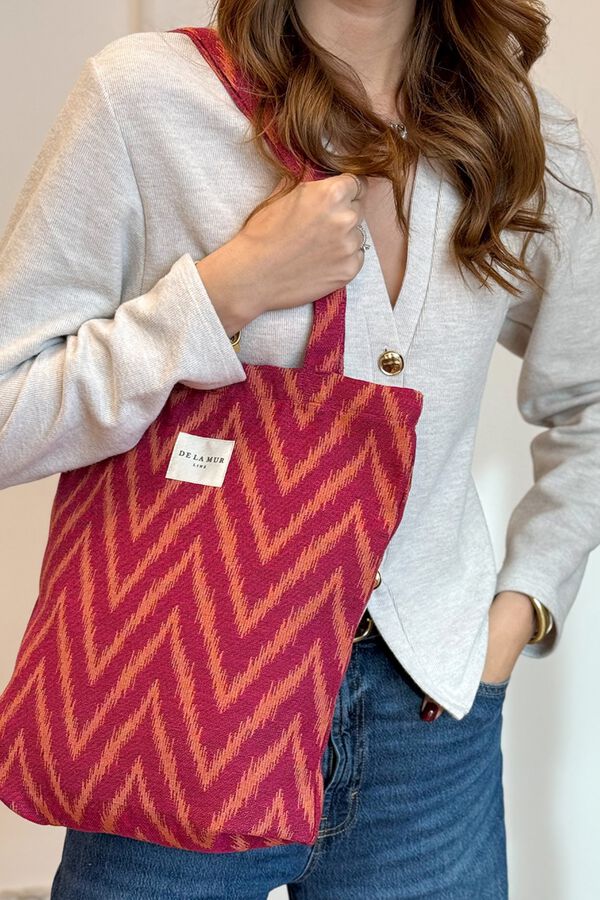Bolso Pequeño Cremallera Fuego - #pino_y_jacaranda#