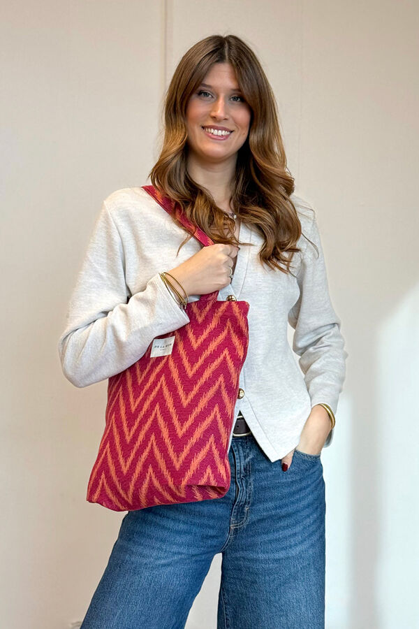 Bolso Pequeño Cremallera Fuego - #pino_y_jacaranda#