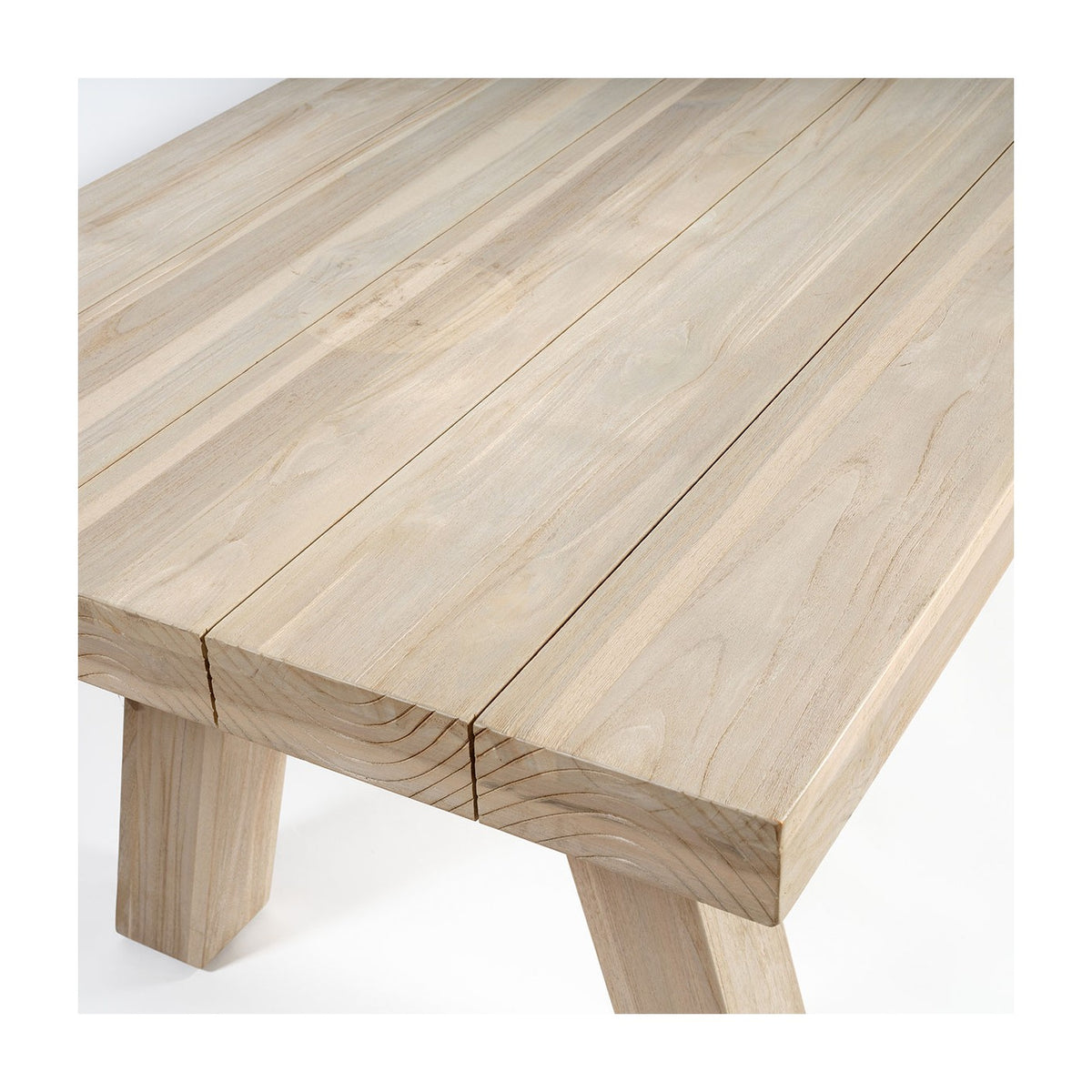 Mesa de comedor de teca para exterior 300 Minori