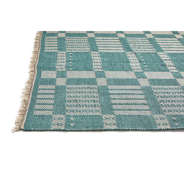 Alfombra verde indoor/outdoor de polipropileno Cuprita