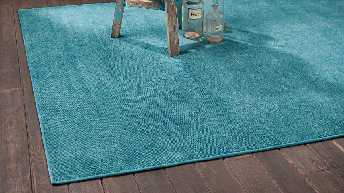 Alfombra redonda de viscosa Epok