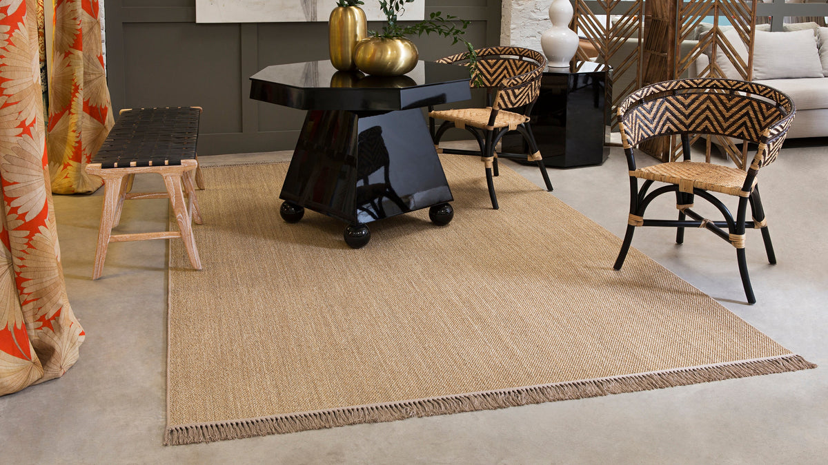 Alfombra rectangular de sisal Hebi