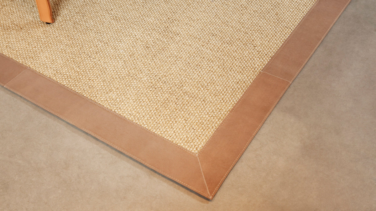 Alfombra rectangular de sisal Kitsune