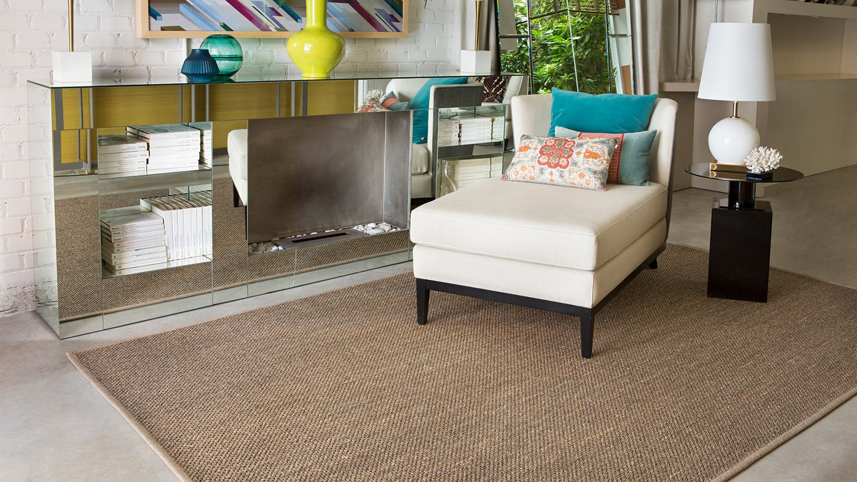 Alfombra rectangular de sisal Kodama
