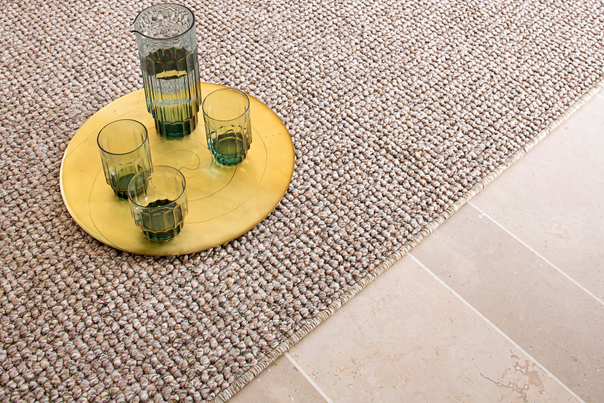 Alfombra rectangular de bucle Pompas