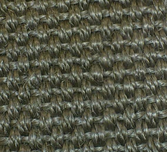 Alfombra rectangular de sisal Tengu - 20 Plomo