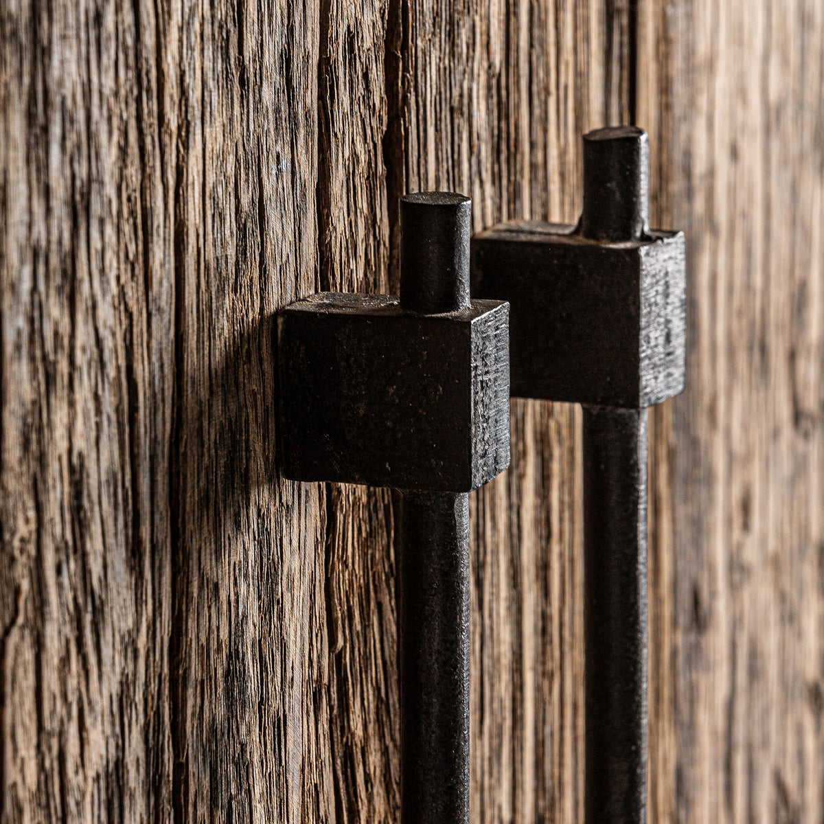Armario de madera recuperada y metal Sóller 107 cm