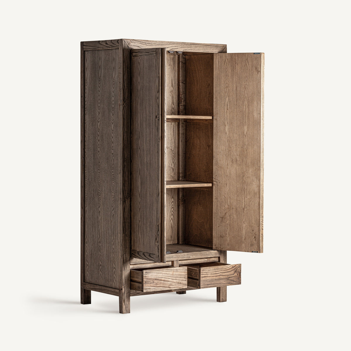 Armario rústico de madera de olmo Pollença