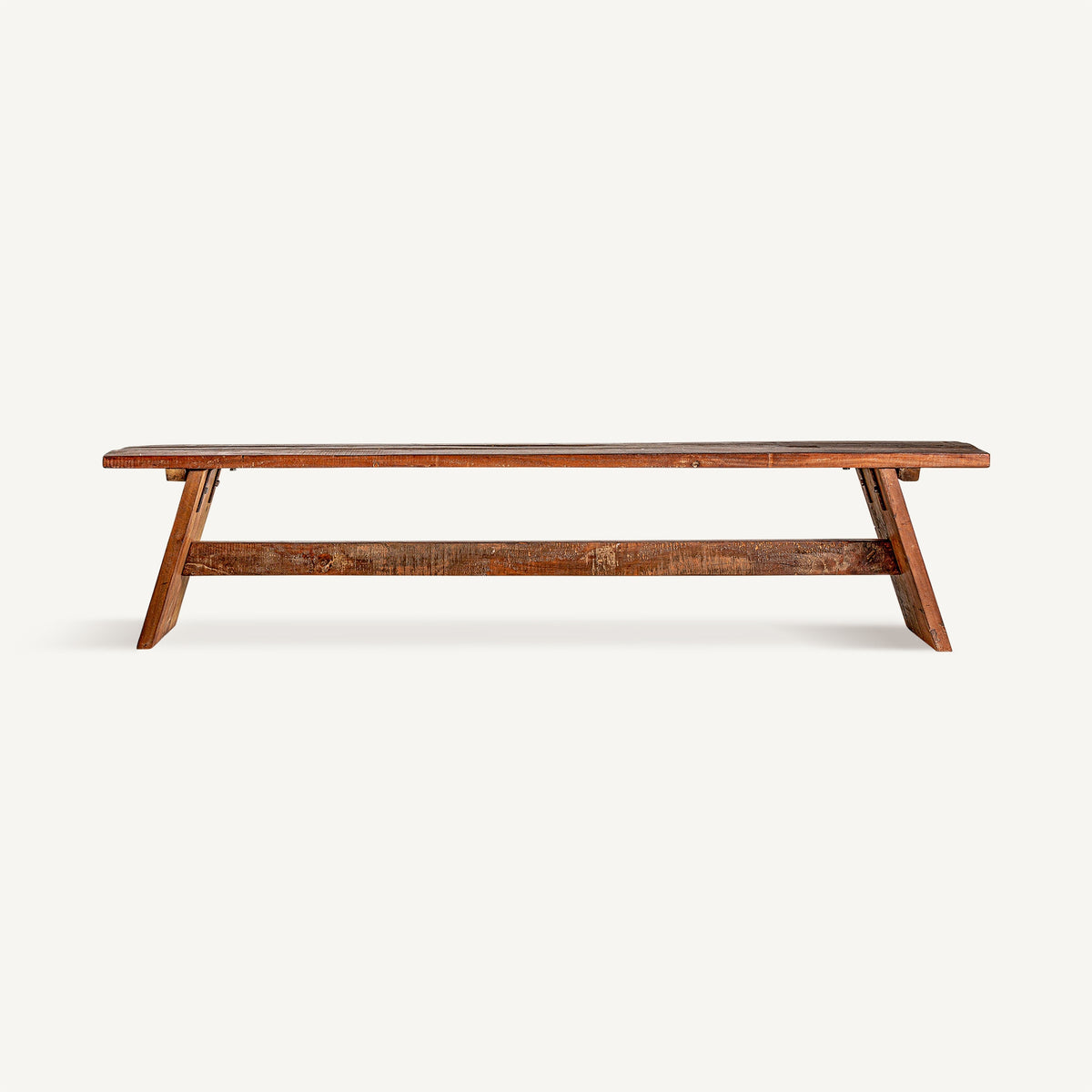 Banco de madera de mango envejecida Artà 200 cm