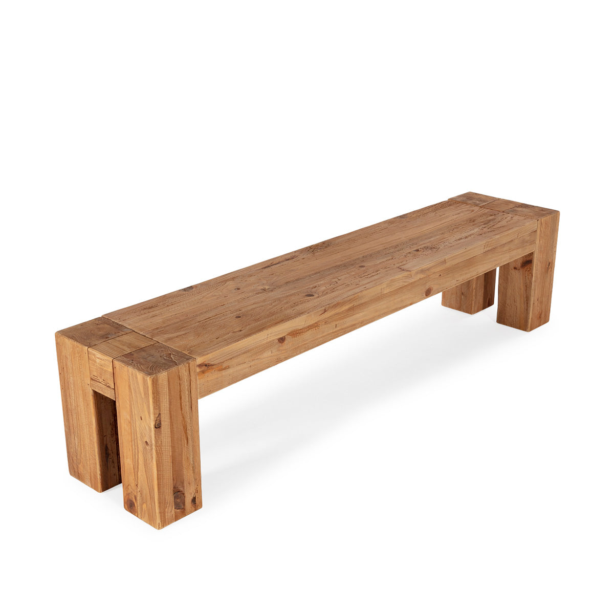 Banco de madera de pino recuperado Mirandola