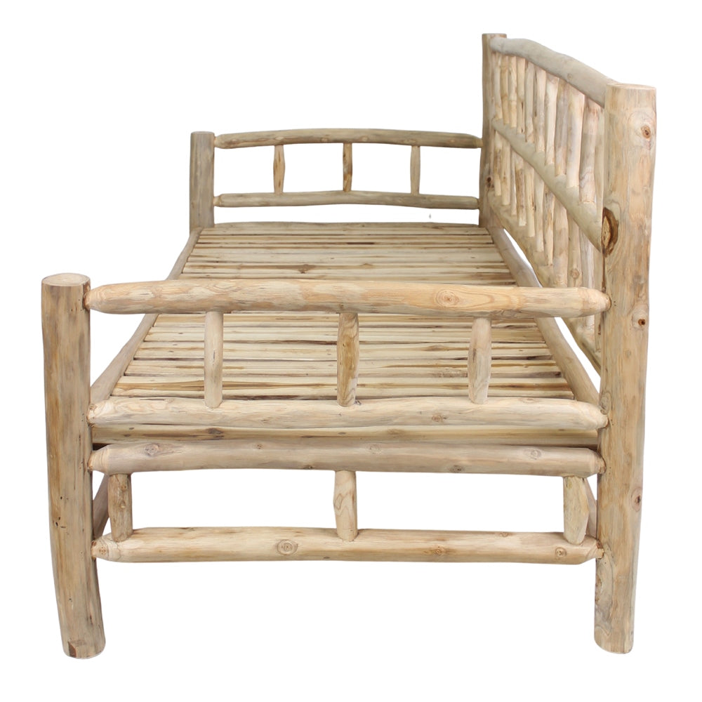 Banco de madera tropical con cojines Albireo