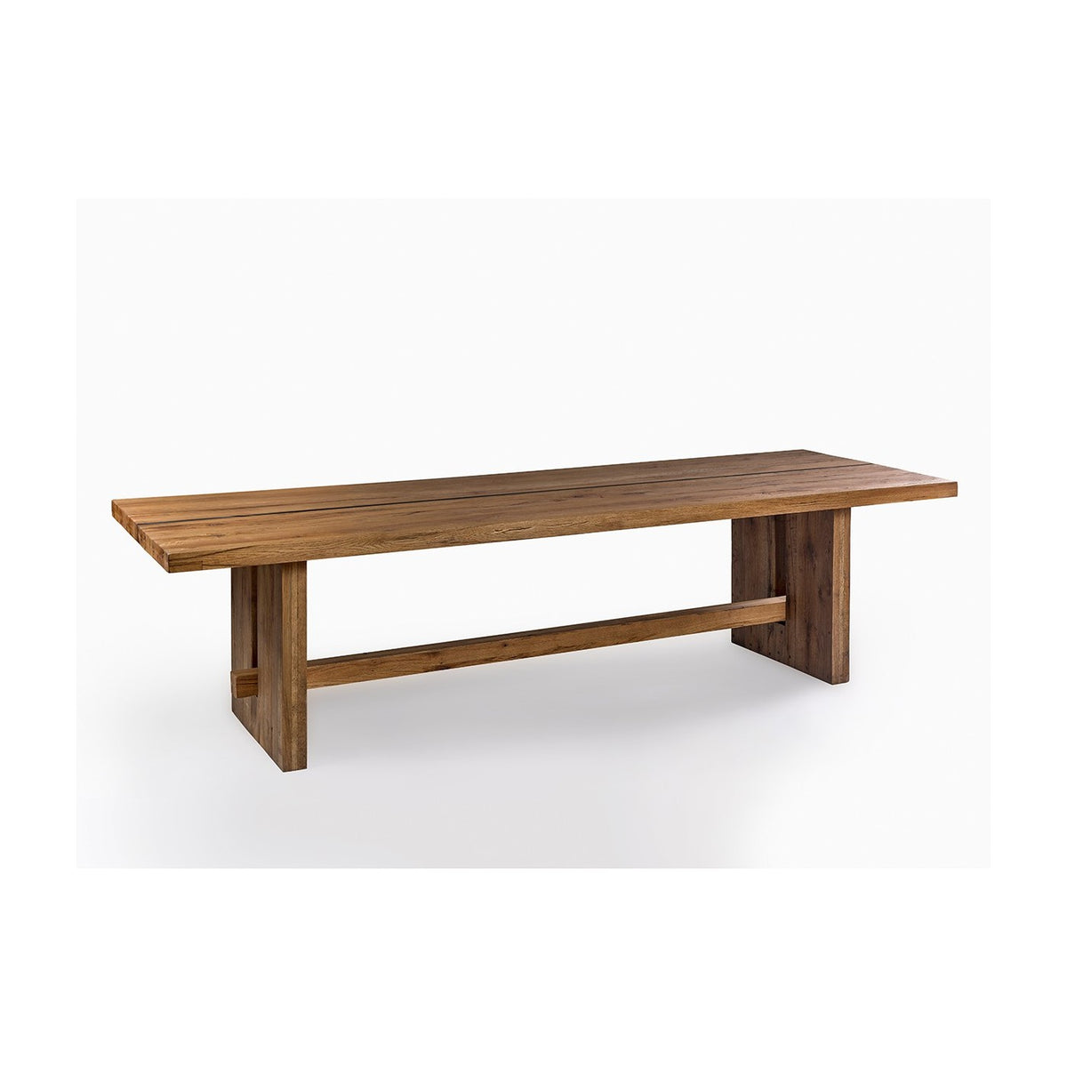 Mesa de comedor de roble y hierro 300 cm Cuevas