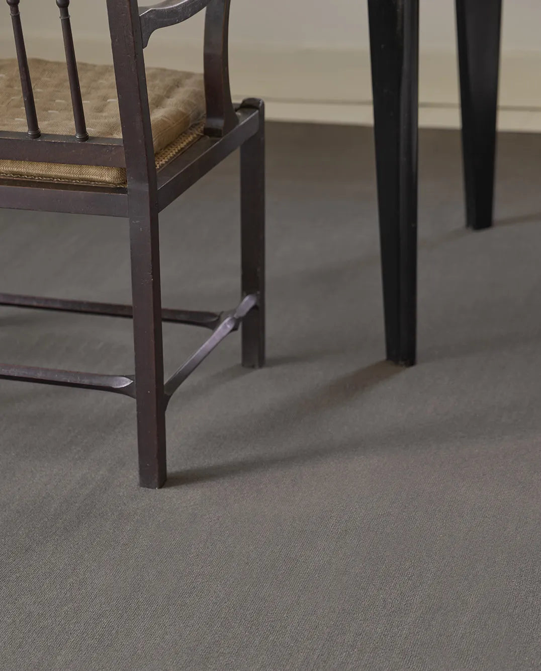 Alfombra rectangular de lana Castor