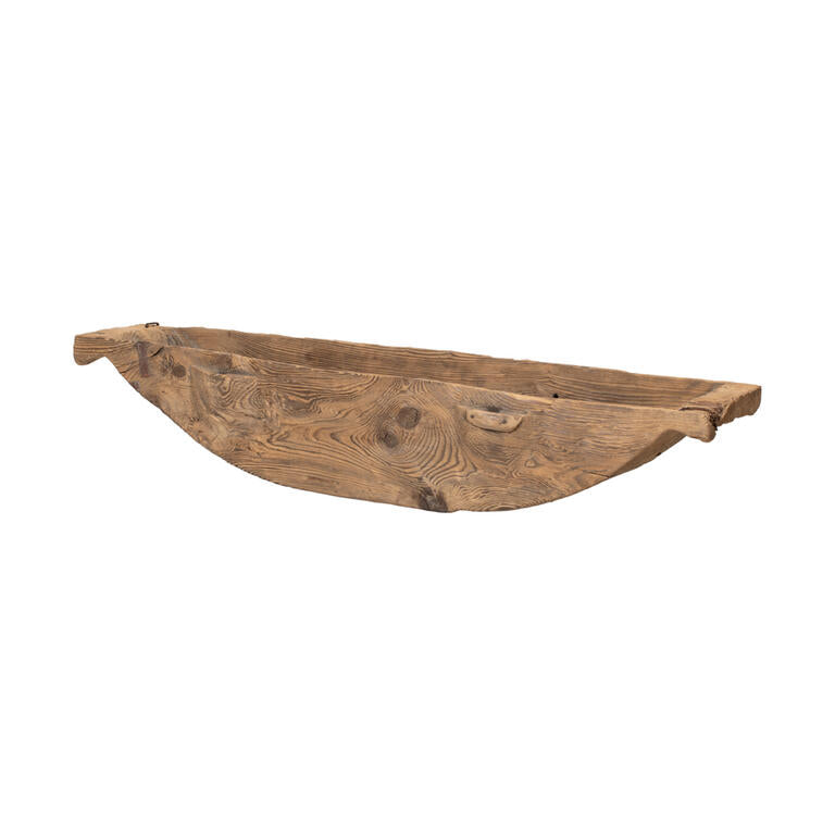 Comedero antiguo grande de madera frutal Arcturo