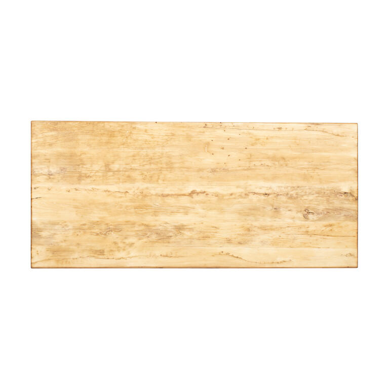 Mesa de comedor antigua natural de olmo 245 cm Baihe