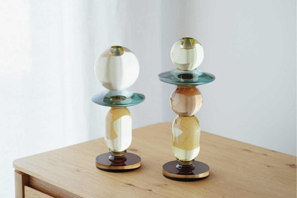 Candelabro Codos - #pino_y_jacaranda#