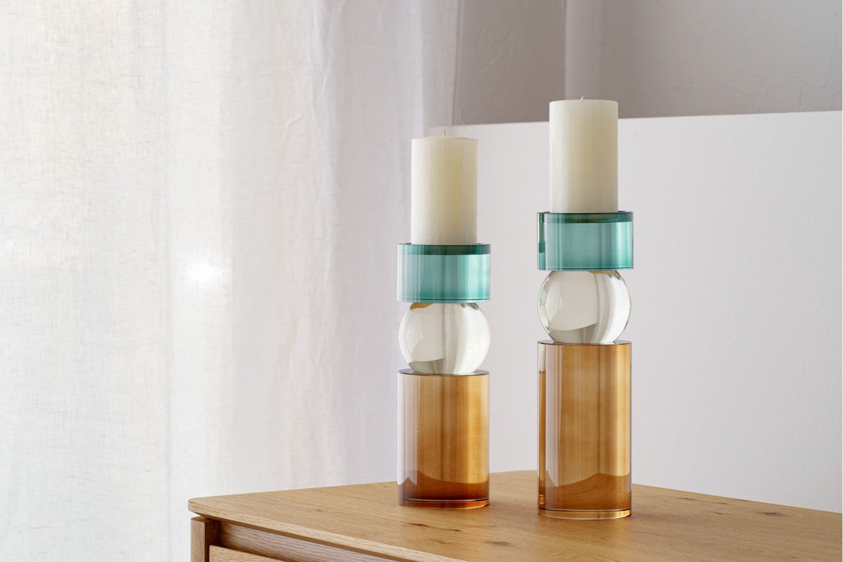 Candelabro Arezzo - #pino_y_jacaranda#