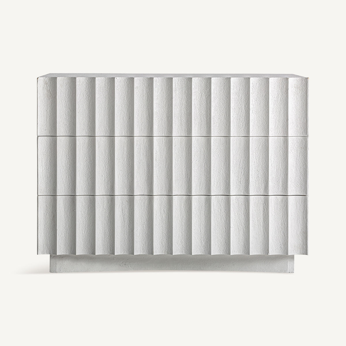 Cómoda de madera de mango blanca Ratjada