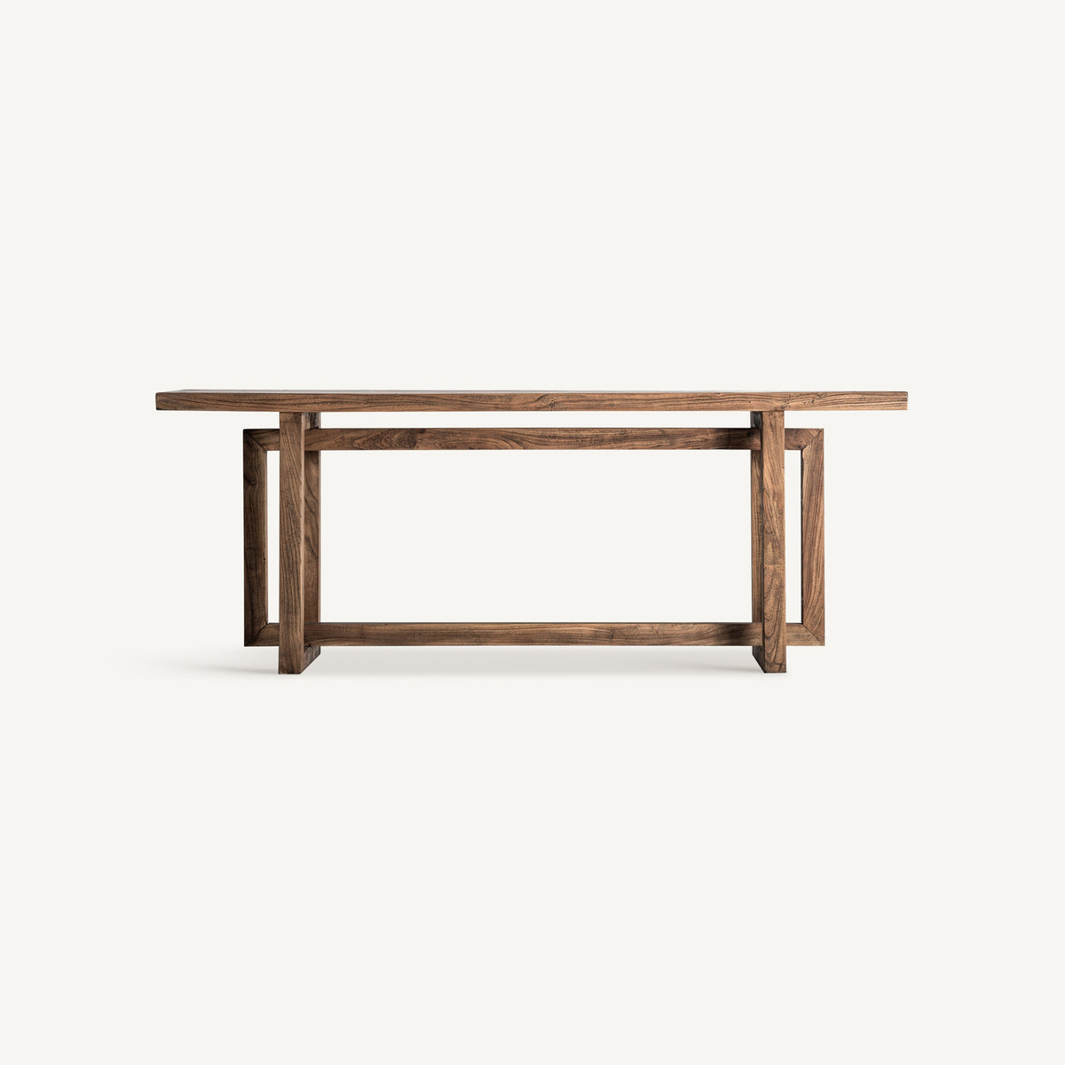 Consola de madera de olmo Mercadal 200 cm