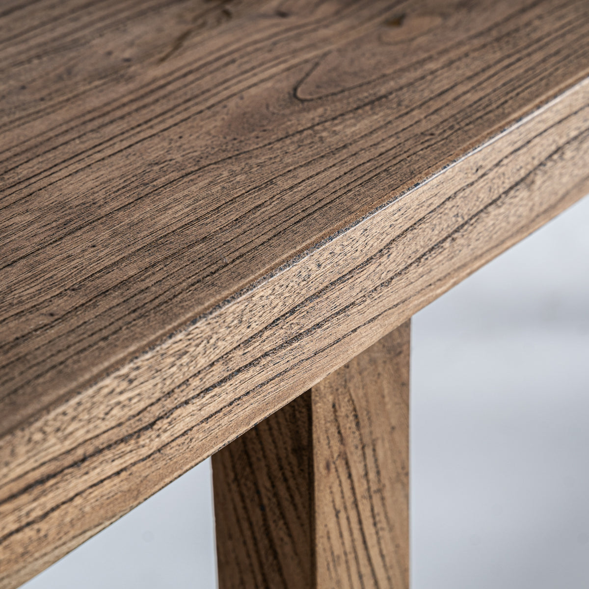 Consola de madera de olmo Mercadal 200 cm