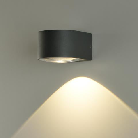 Aplique de pared de exterior Ania - #pino_y_jacaranda#