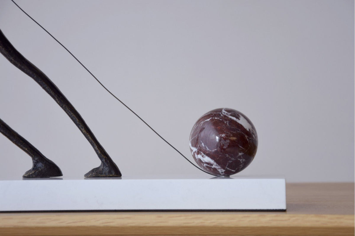 Escultura Arrastre - #pino_y_jacaranda#