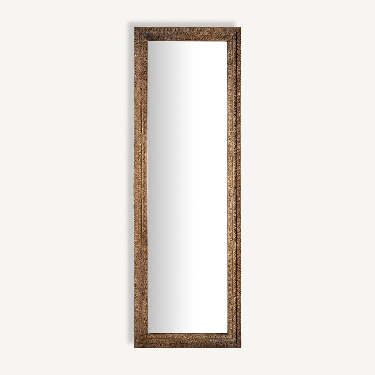 Espejo de madera de mango Chora