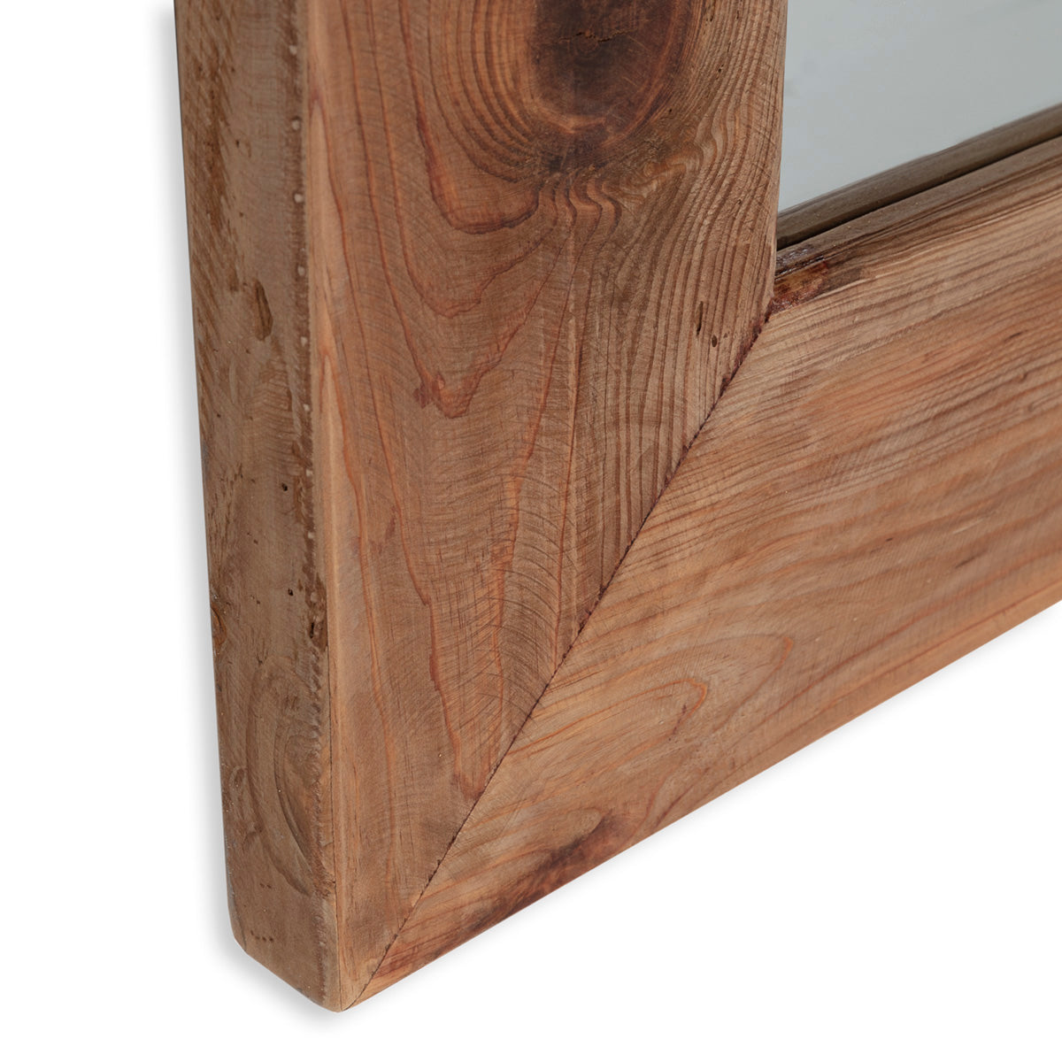 Espejo de madera de pino recuperado Cehegín