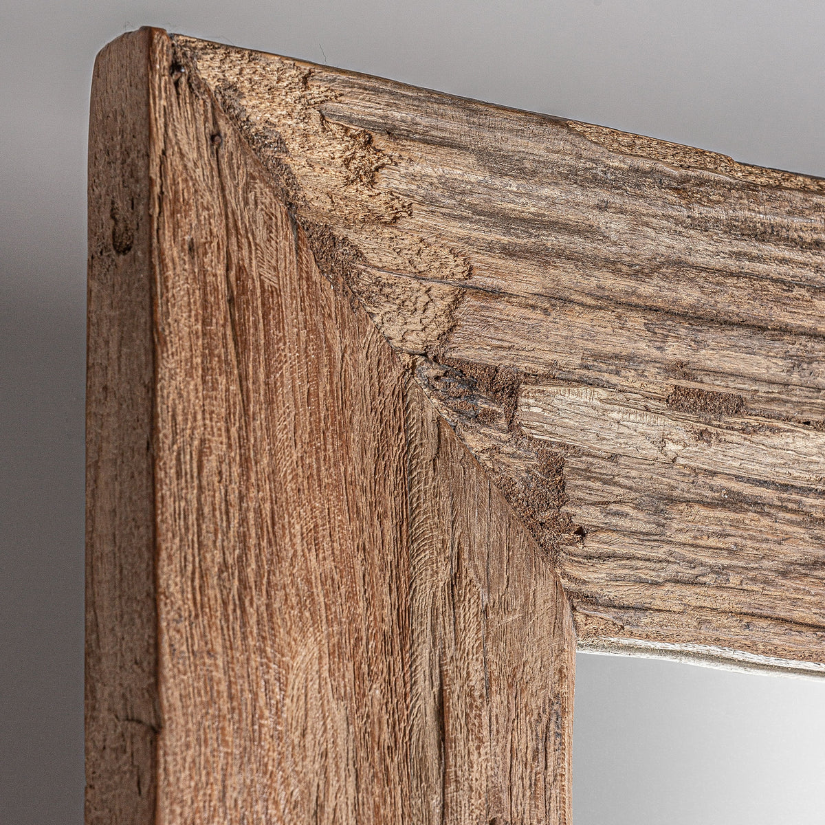 Espejo de madera de teka Kamari 121 x 202 cm