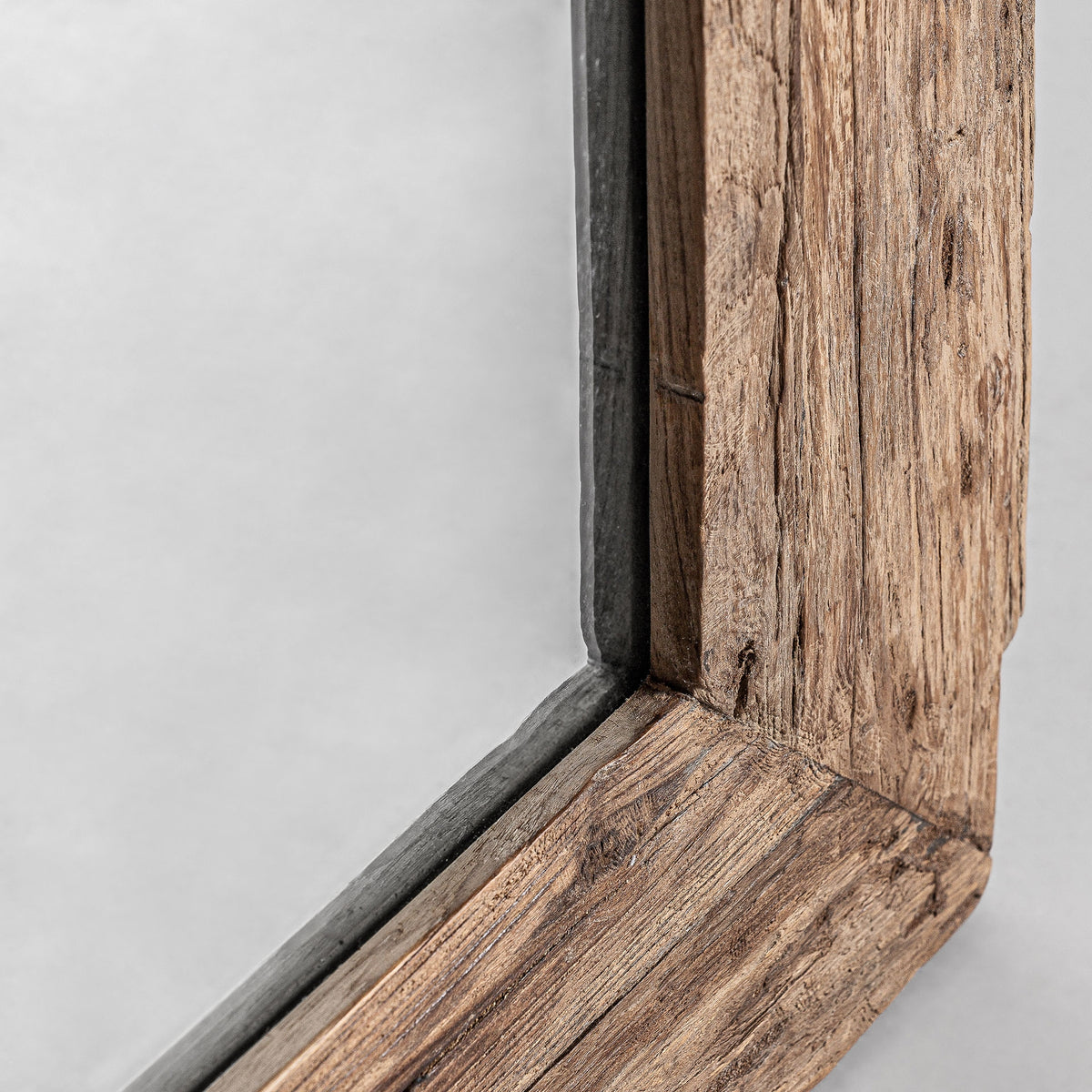 Espejo de madera de teka Kamari 121 x 202 cm