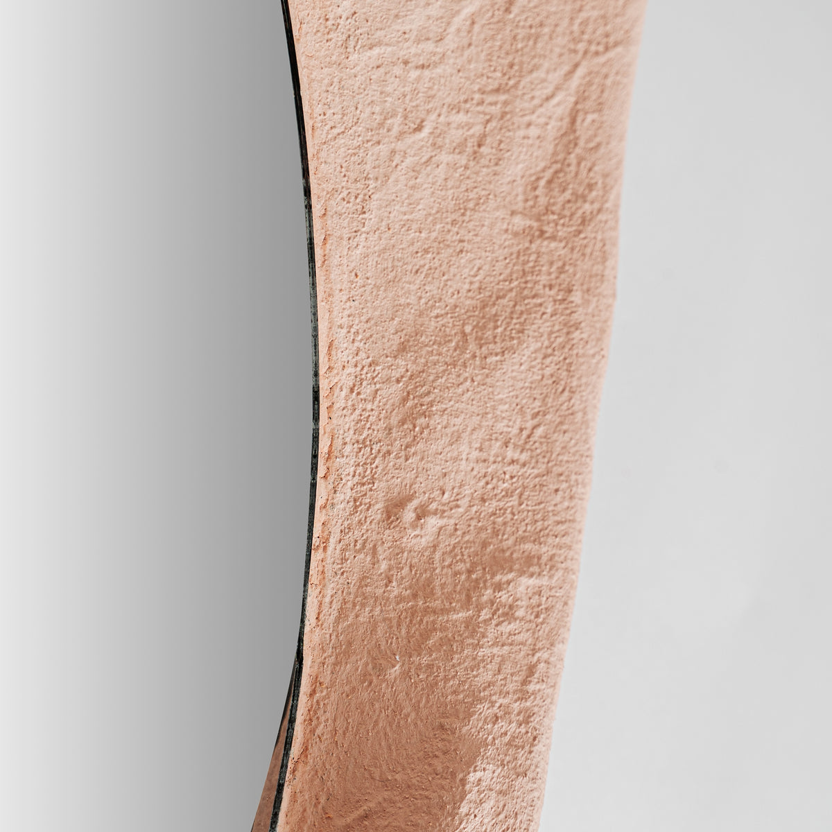 Espejo de resina Elafonisos rosa palo