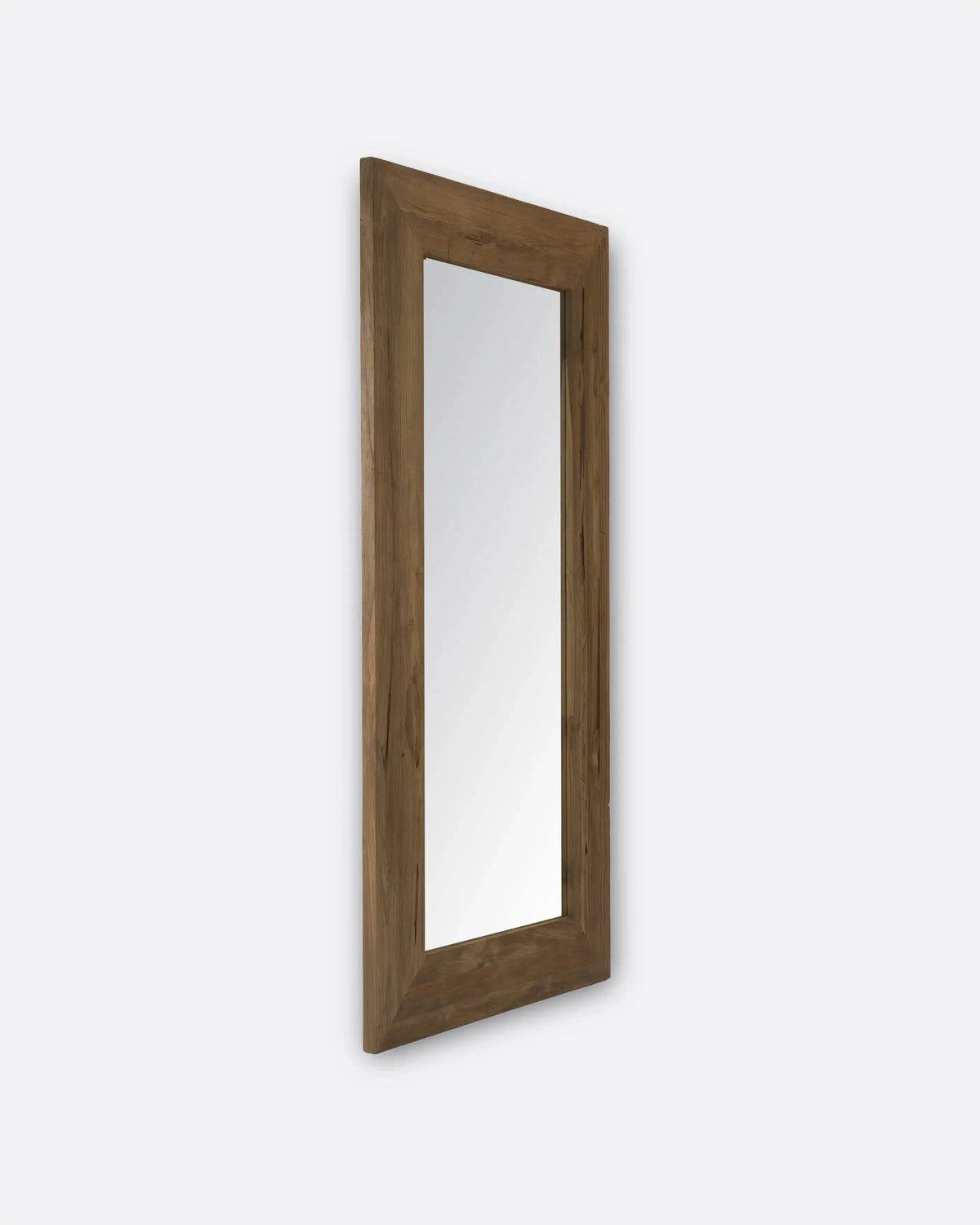 Espejo rectangular de teca reciclada Erosi