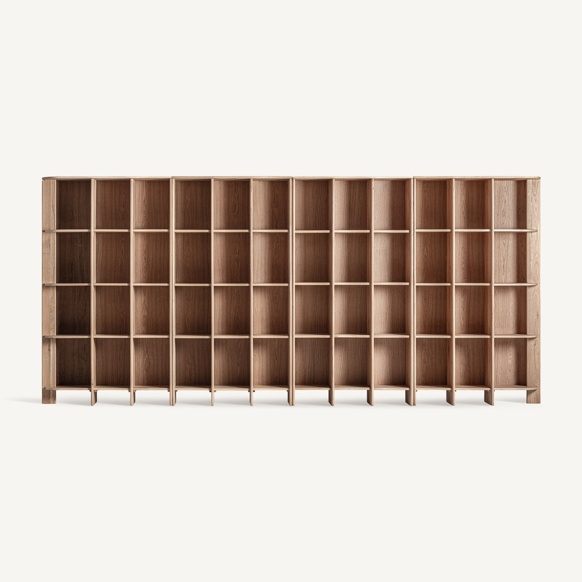 Estantería de roble Palamós marrón 120 cm composición 2