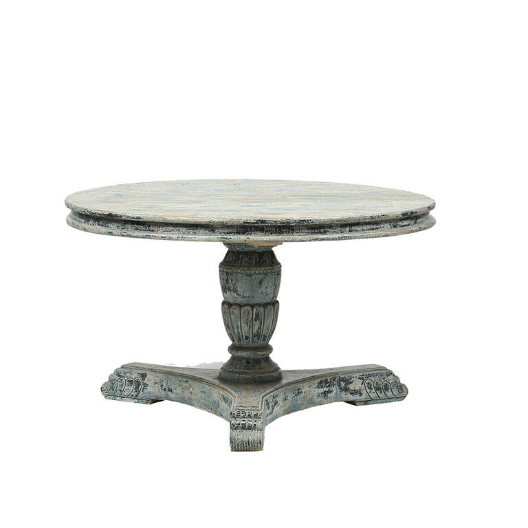 Mesa de comedor redonda de pino Bolina
