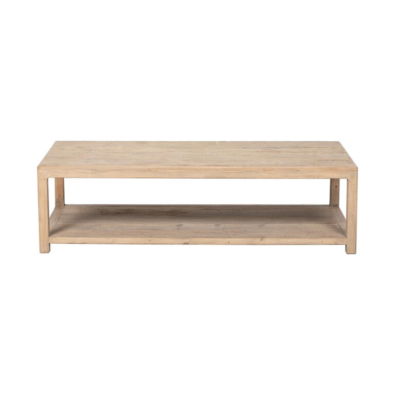Mesa de centro natural de pino Fangzhen