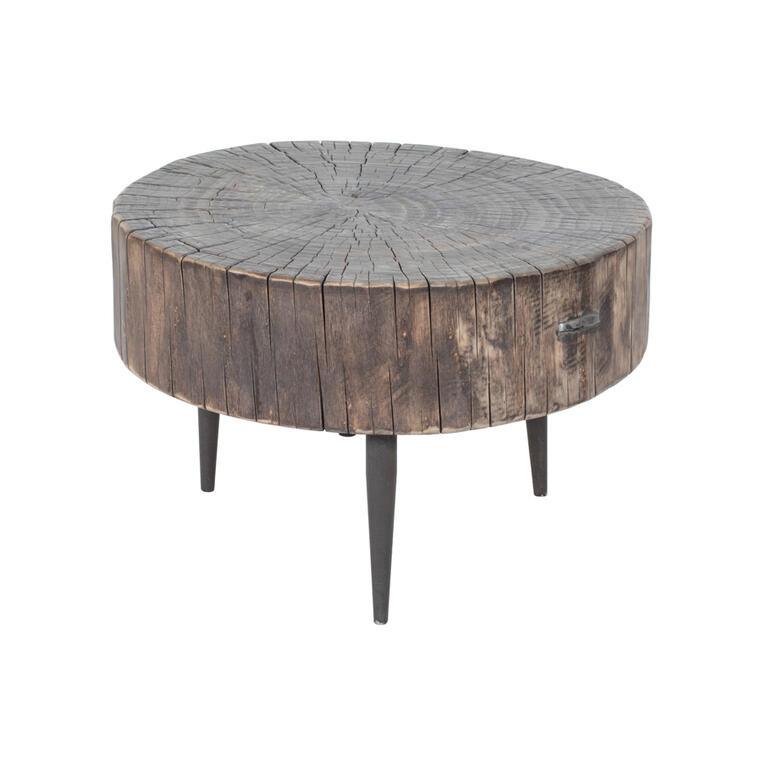 Mesa de centro natural de álamo Virazón