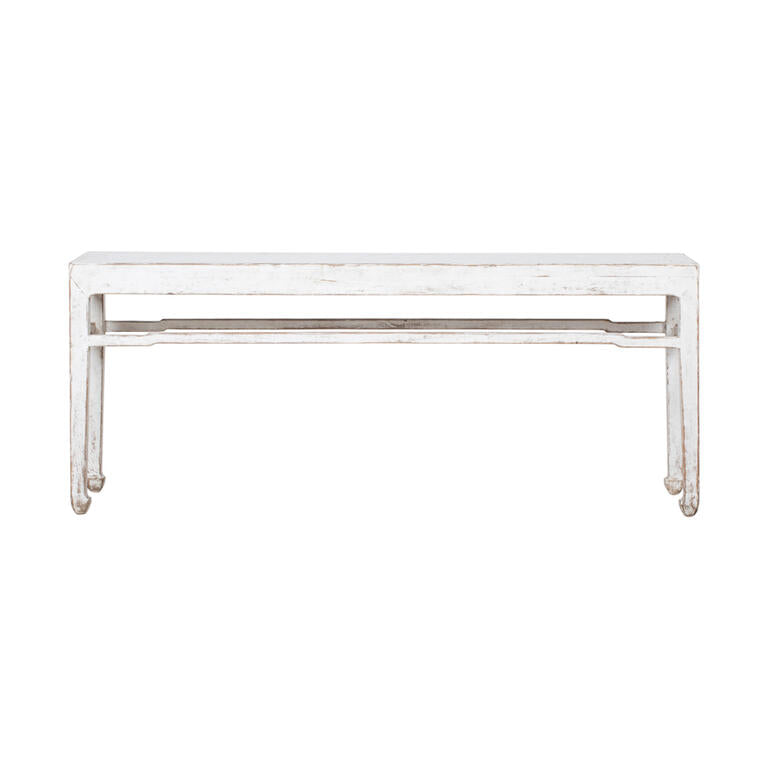 Consola blanca de pino Mágina