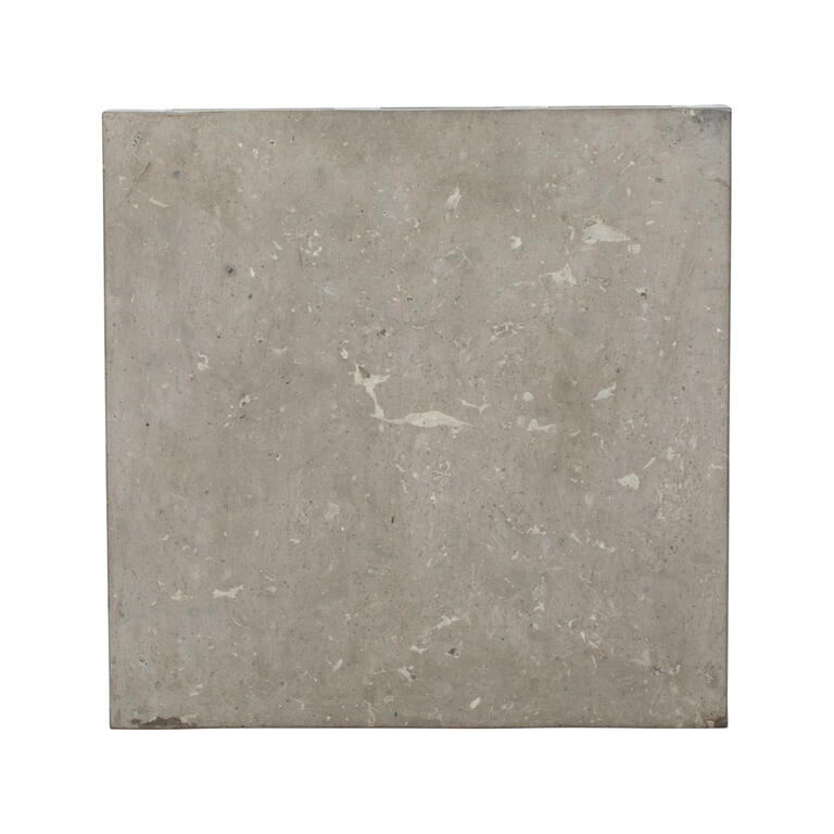 Mesa de centro de pino con tapa de piedra gris Chochín