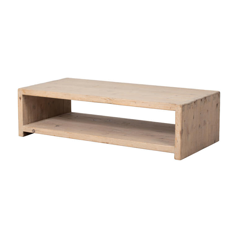 Mesa de centro natural de pino Azor
