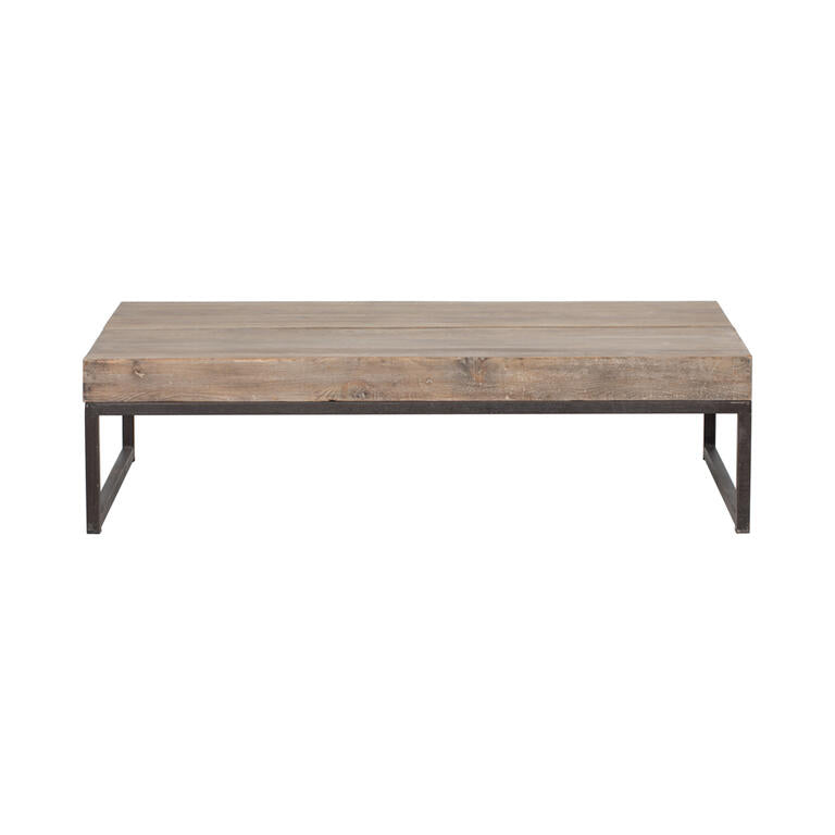 Mesa de centro natural de pino Baixia