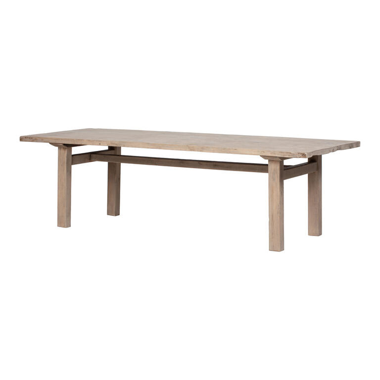 Mesa de comedor natural de álamo Avutarda