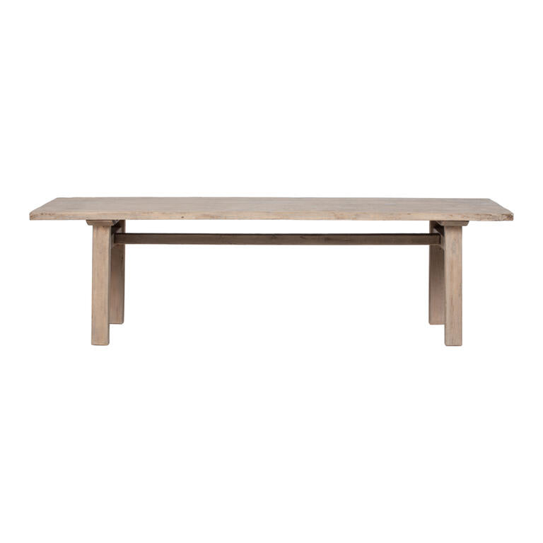 Mesa de comedor natural de álamo Avutarda