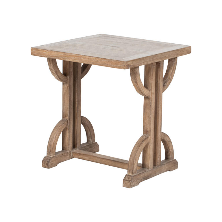 Mesa auxiliar natural de pino Derrota